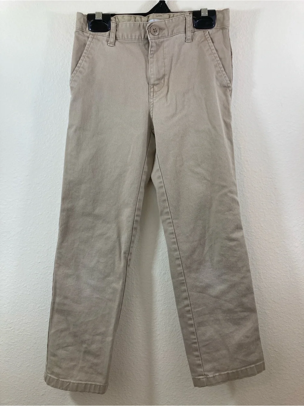 Old Navy Boys Built-In Flex Straight Leg Uniform Pants Size 8 Adjustable Waist